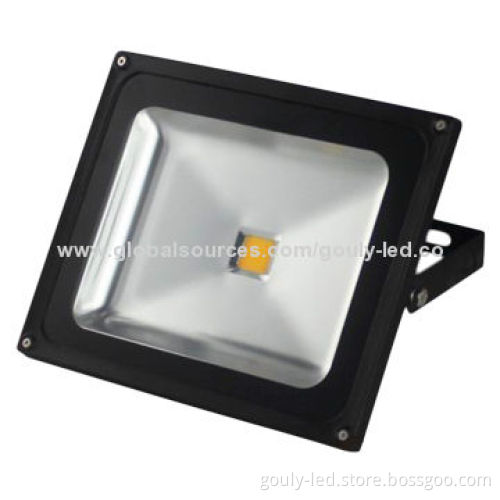 LED floodlights with 50W warm white 3,000K and 85-265V voltages